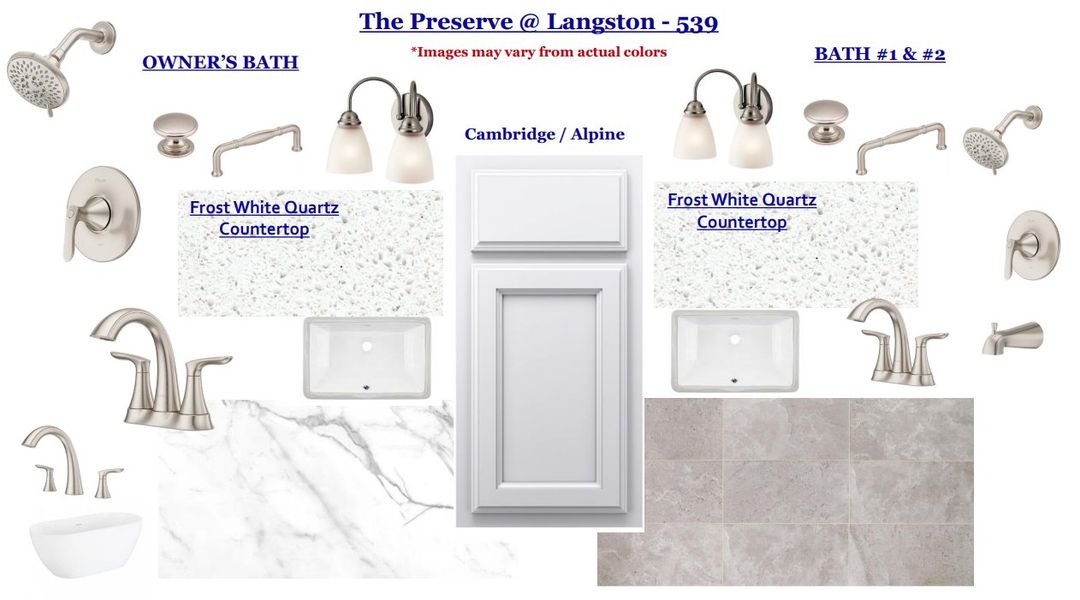 Sample of building materials used in homes in The Preserve at Langston, Winterville (Image 2). Sample of building materials used in homes in The Preserve at Langston, Winterville (Image 2).