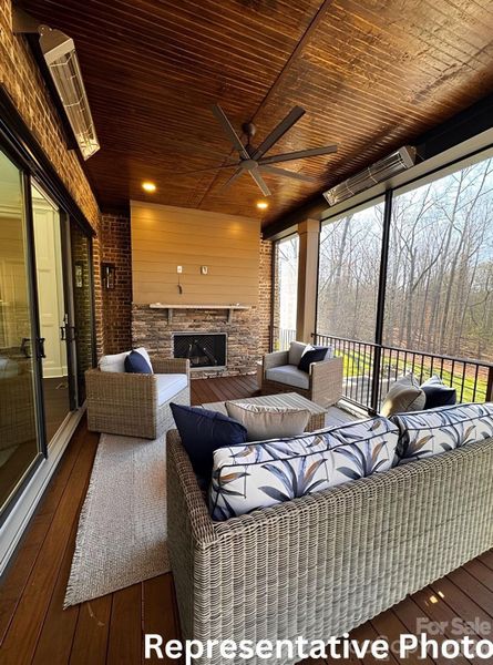 REPRESENTATIVE PHOTO - Screened in Porch