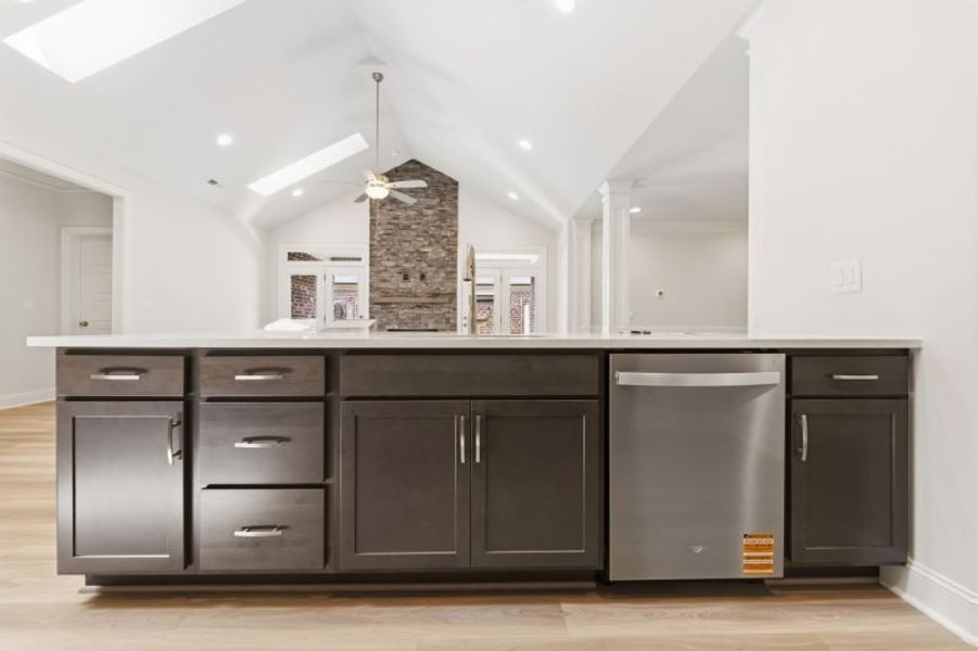 Furnished interior view inside a new home in Weybridge, Burlington (Image 9).