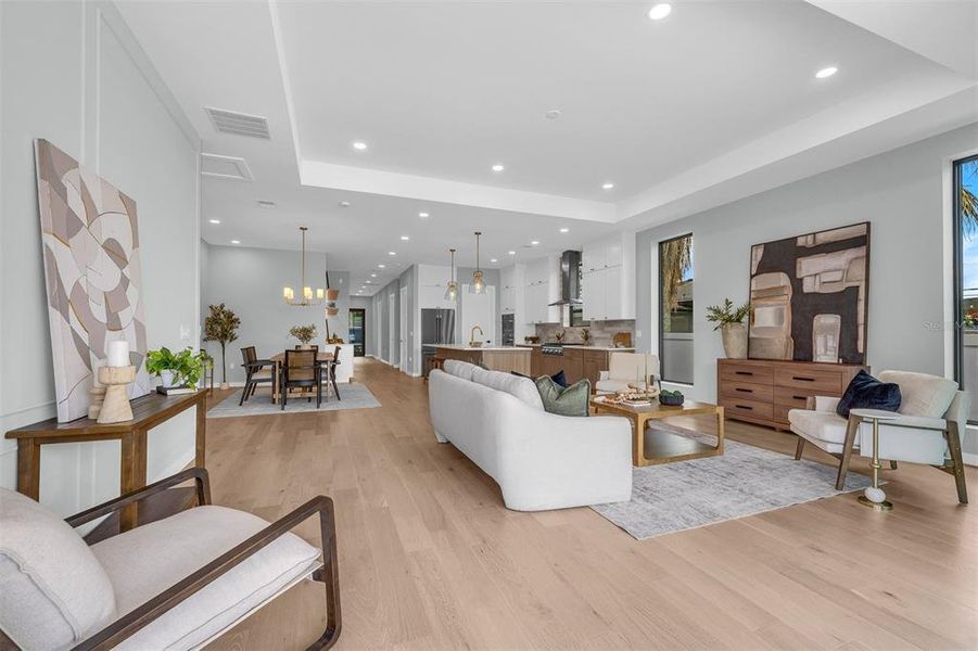 Furnished interior view inside a new home in , Orlando (Image 15).