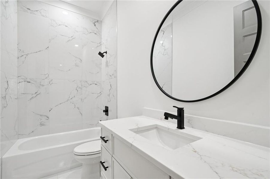 Furnished interior view inside a new home in , Auburn (Image 18).