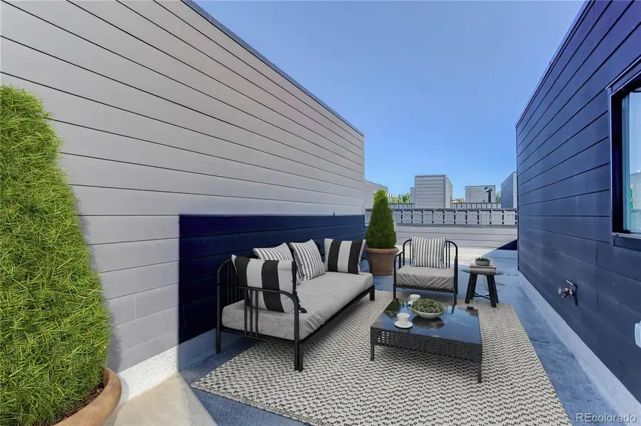 Staged Rooftop Deck Fourth Floor Staged Rooftop Deck Fourth Floor