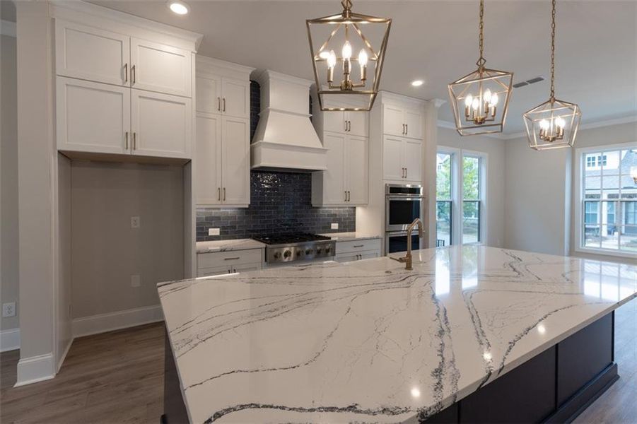 Furnished interior view inside a new home in Brackley Single Family, Cumming (Image 28).