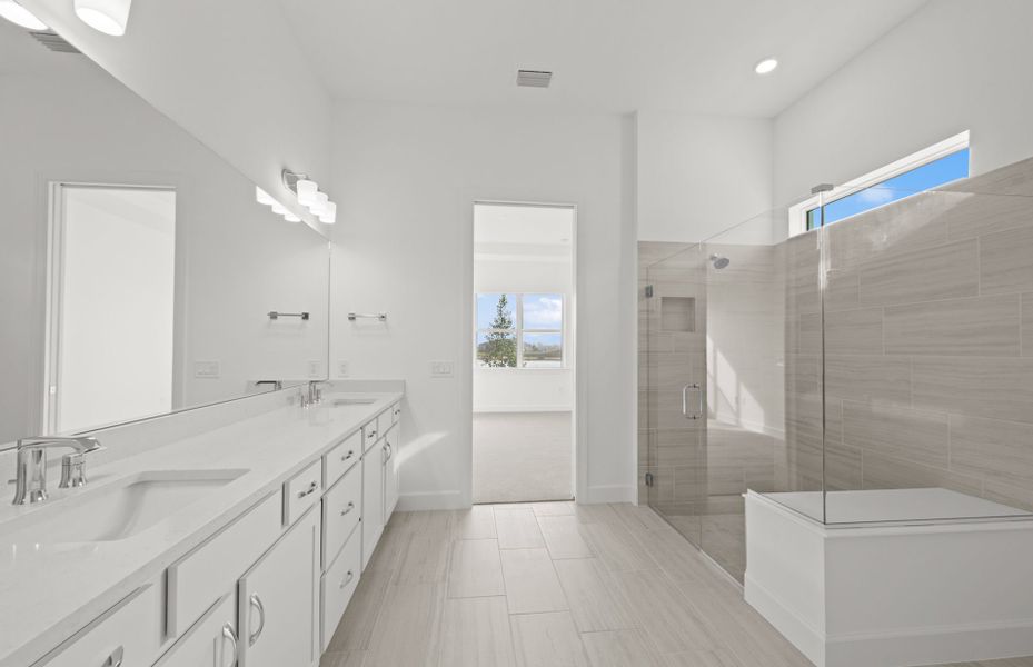 Furnished interior view inside a new home in TerraWalk at Babcock Ranch, Alva (Image 12).