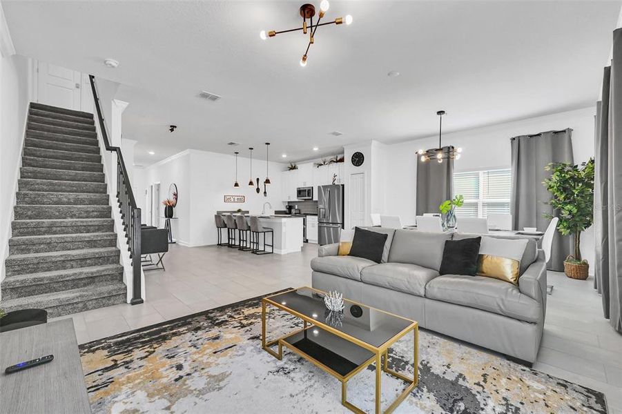 Furnished interior view inside a new home in , Kissimmee (Image 7).