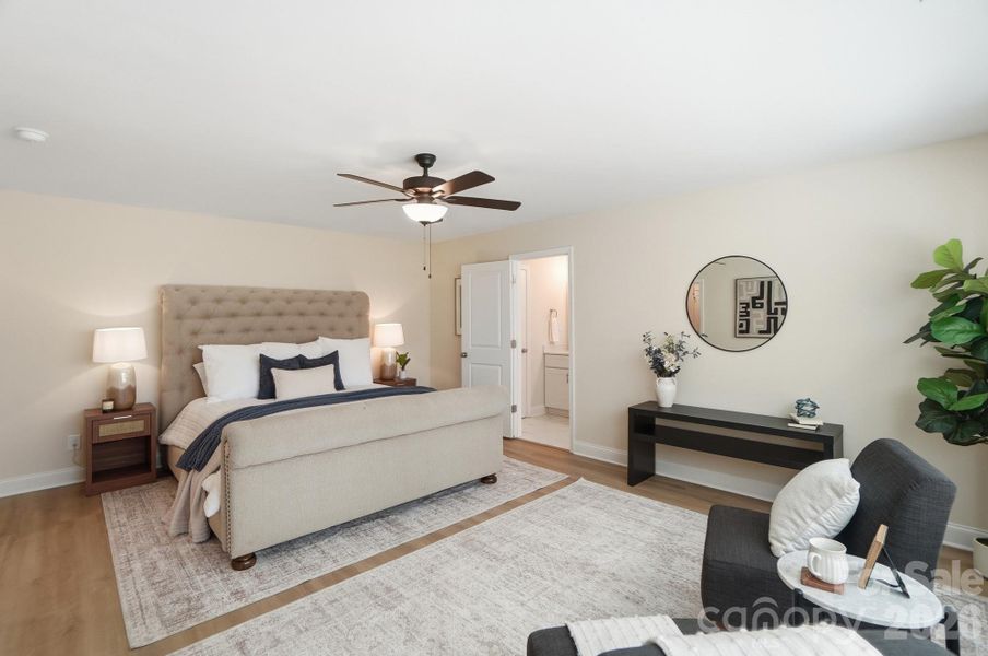 Furnished interior view inside a new home in , Charlotte (Image 13).