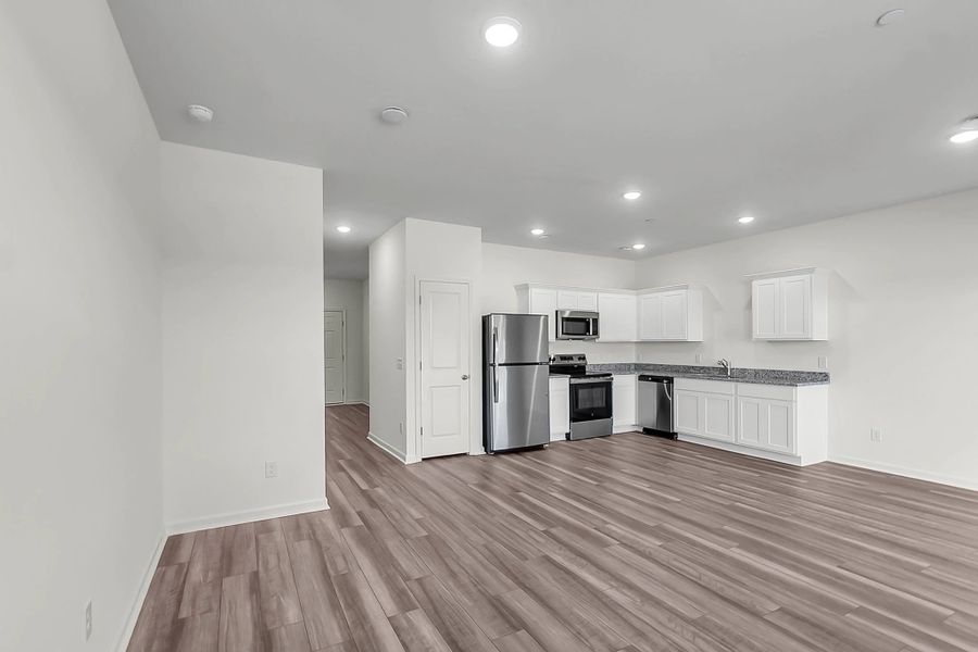 Representative unfurnished interior of a home built from the Galaxy by Starlight Homes in Halstead, Moncks Corner (Image 19). Representative unfurnished interior of a home built from the Galaxy by Starlight Homes in Halstead, Moncks Corner (Image 19).