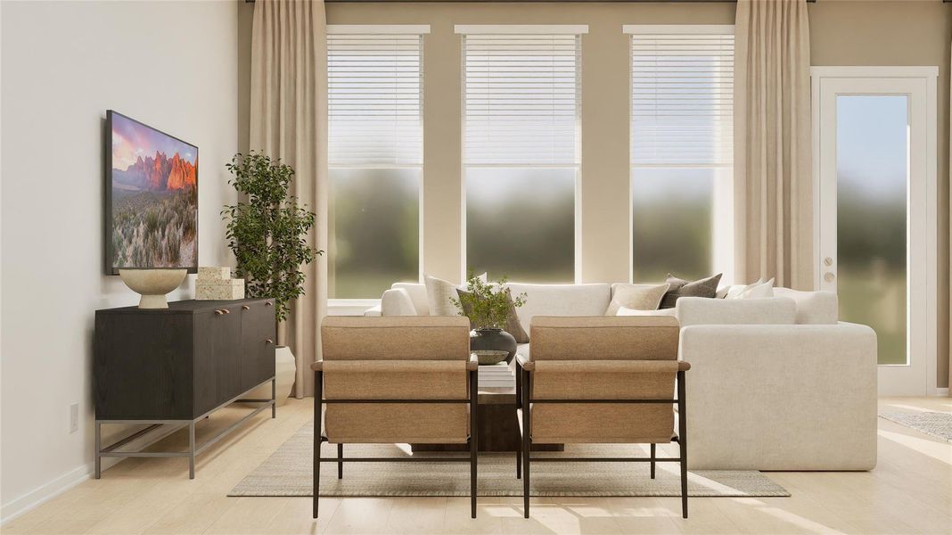 Furnished interior view inside a new home in , Salado (Image 14).