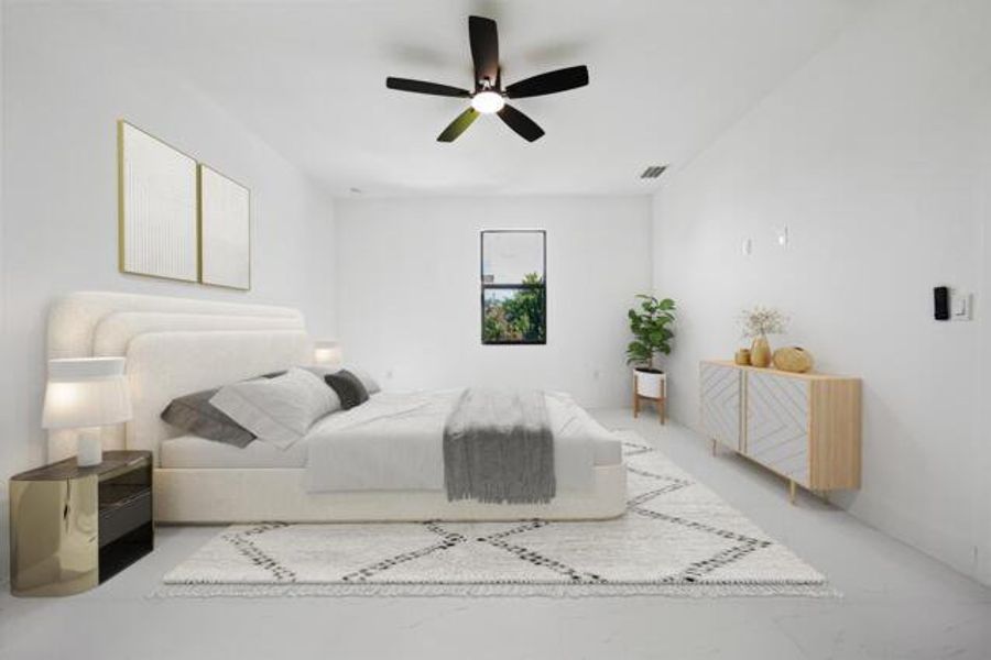 Furnished interior view inside a new home in , Cape Coral (Image 7).