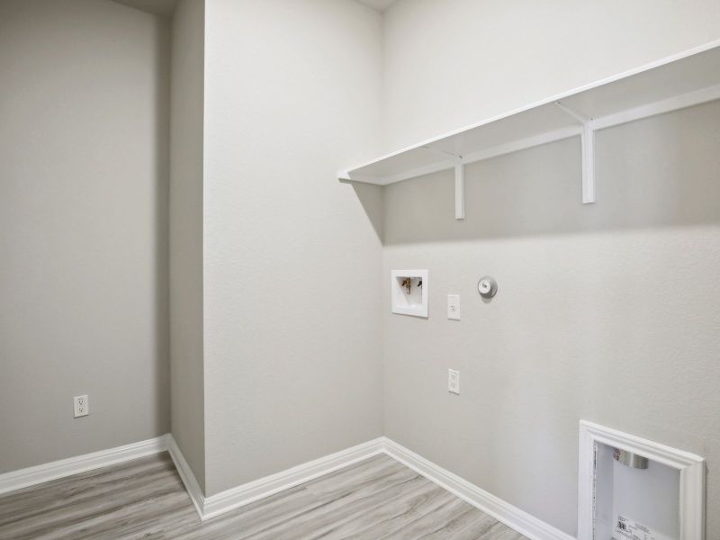 Make household chores a breeze with this laundry room.