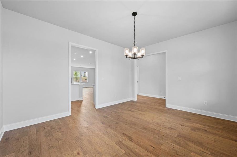 Spacious, unfurnished interior of a new home in Hawthorne Ridge, McDonough (Image 14).