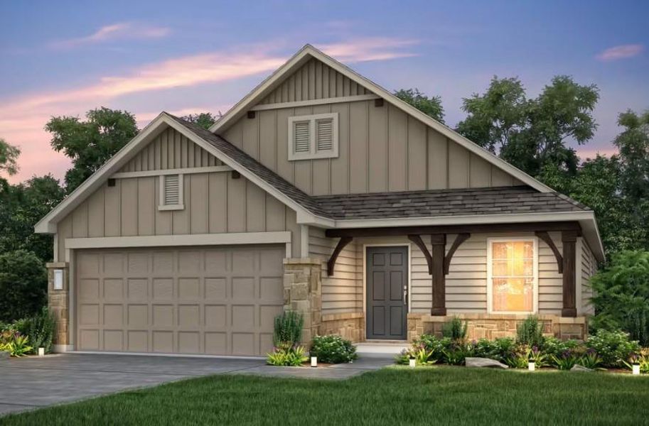 Pulte Homes, Hewitt elevation 27, rendering