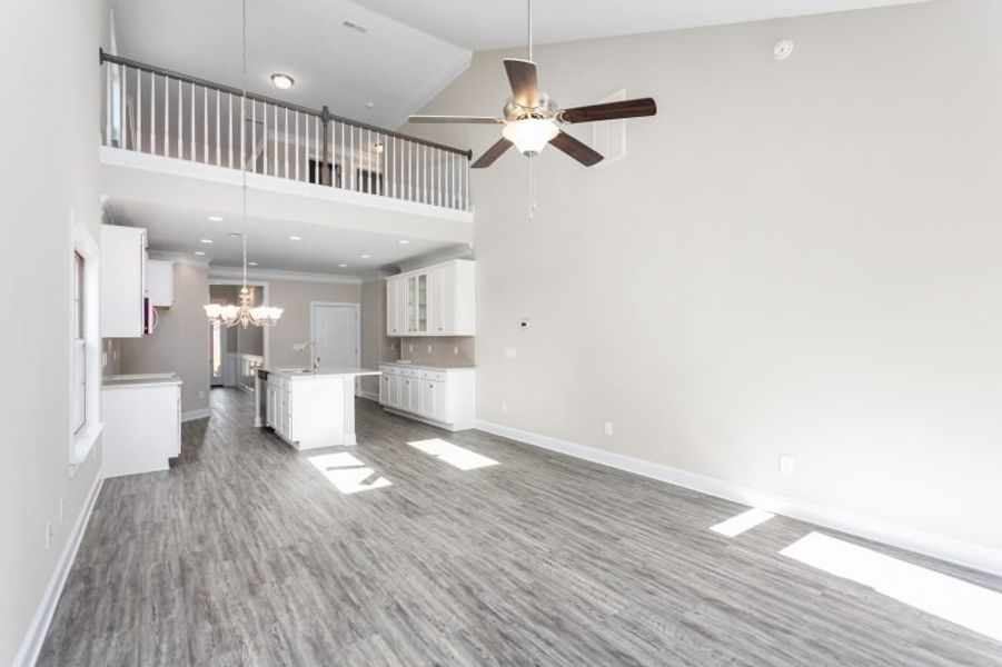 Representative unfurnished interior of a home built from the Greenwich by Keystone Homes NC in Northborough, Colfax (Image 25). Representative unfurnished interior of a home built from the Greenwich by Keystone Homes NC in Northborough, Colfax (Image 25).