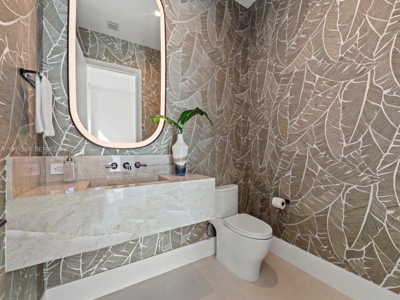 Furnished interior view inside a new home in , Palmetto Bay (Image 37).