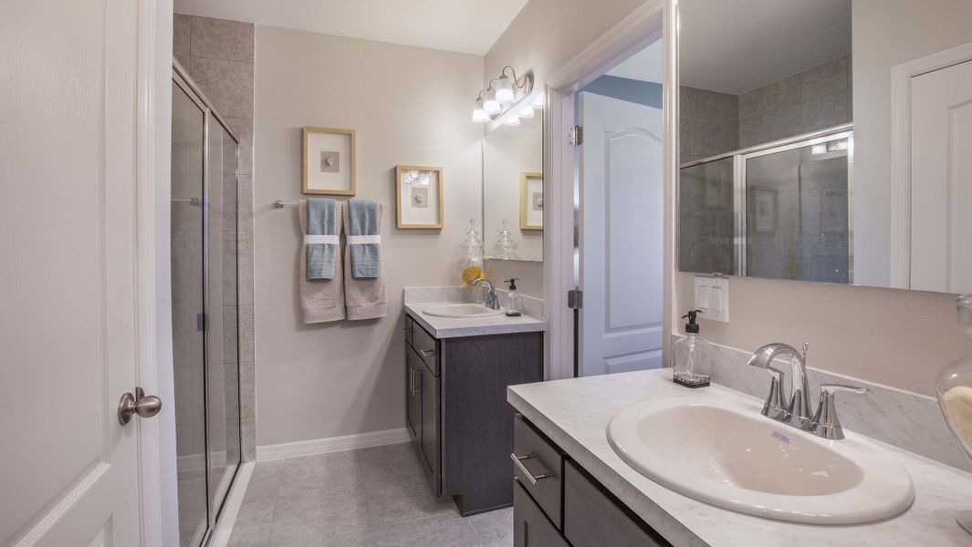 Representative furnished interior of a home built from the Victoria by Maronda Homes in Malabar Springs, Palm Bay (Image 15).