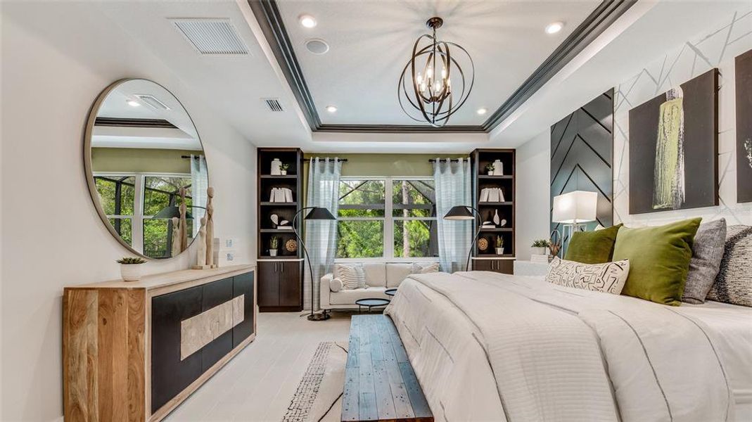 Furnished interior view inside a new home in Cresswind DeLand, Deland (Image 30). Furnished interior view inside a new home in Cresswind DeLand, Deland (Image 30).