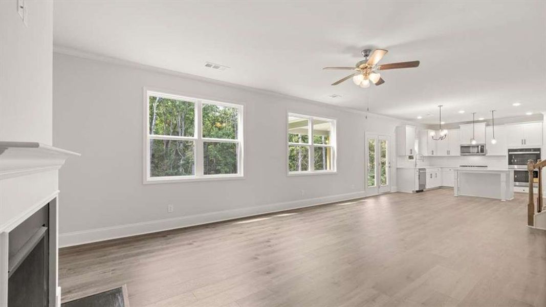Spacious, unfurnished interior of a new home in Holland Estates, Powder Springs (Image 40). Spacious, unfurnished interior of a new home in Holland Estates, Powder Springs (Image 40).