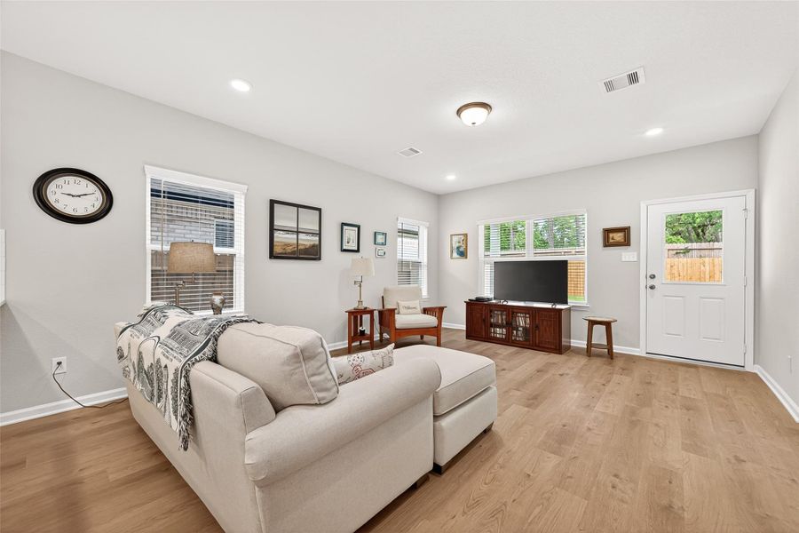 Furnished interior view inside a new home in Mill Creek Trails, Magnolia (Image 6).