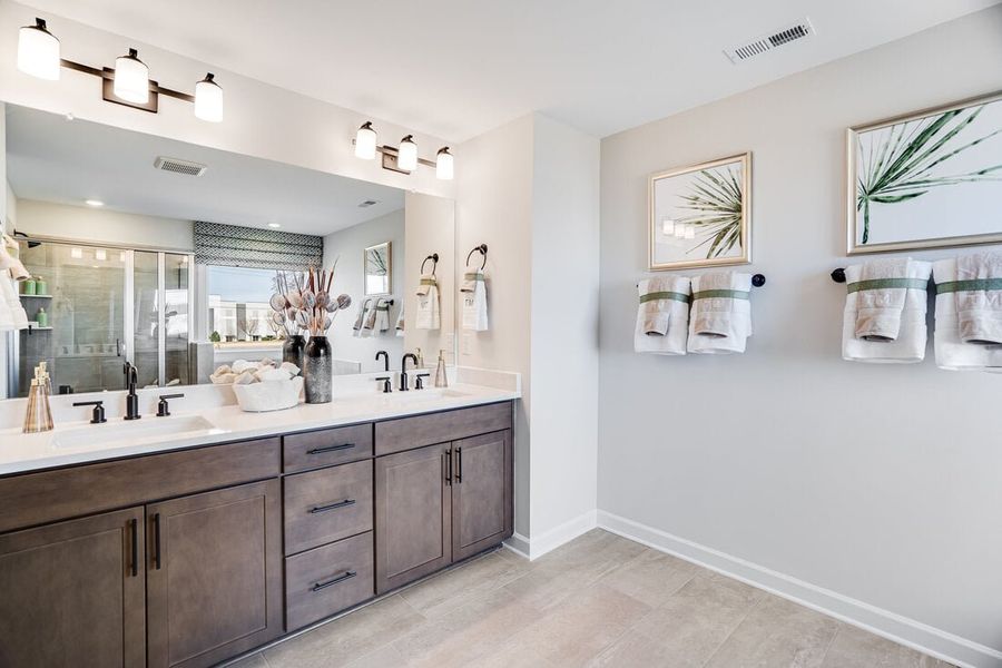 Furnished interior view inside a new home in Silverstone, Knightdale (Image 10).