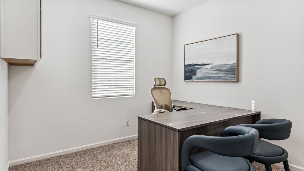 Furnished interior view inside a new home in Magma Ranch Vistas, Florence (Image 23). Furnished interior view inside a new home in Magma Ranch Vistas, Florence (Image 23).