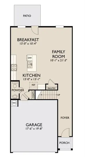 2D floor plan layout of this home in Langston Reserve, Cartersville, GA (Image 2). 2D floor plan layout of this home in Langston Reserve, Cartersville, GA (Image 2).