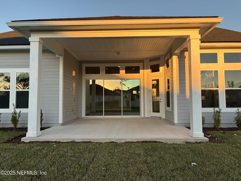 Exterior details and patio area of a home in Madeira, St. Augustine (Image 19). Exterior details and patio area of a home in Madeira, St. Augustine (Image 19).