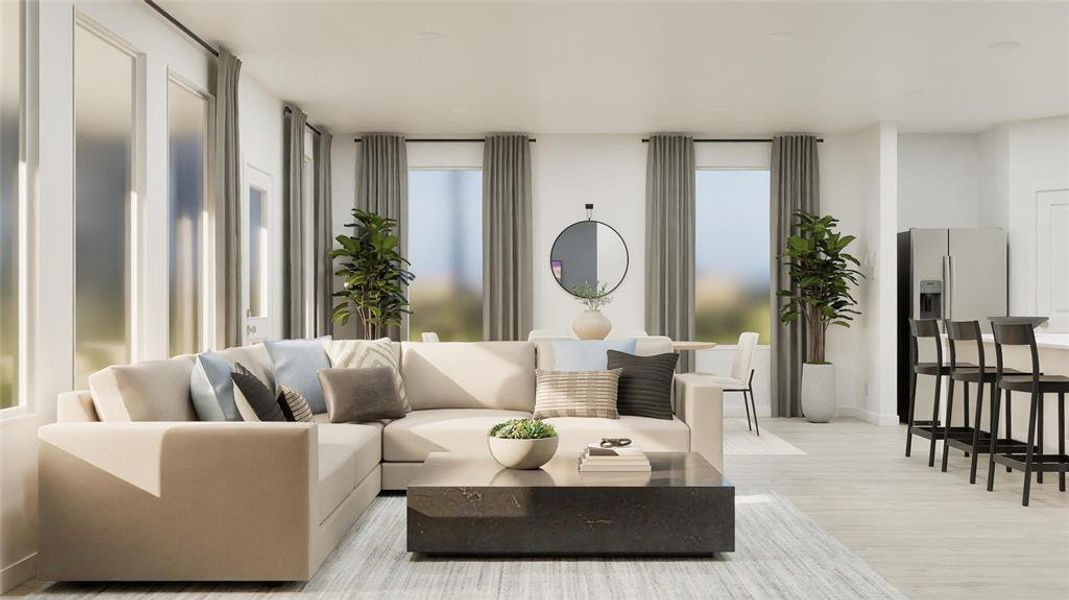 Furnished interior view inside a new home in Solterra, Mesquite (Image 7).