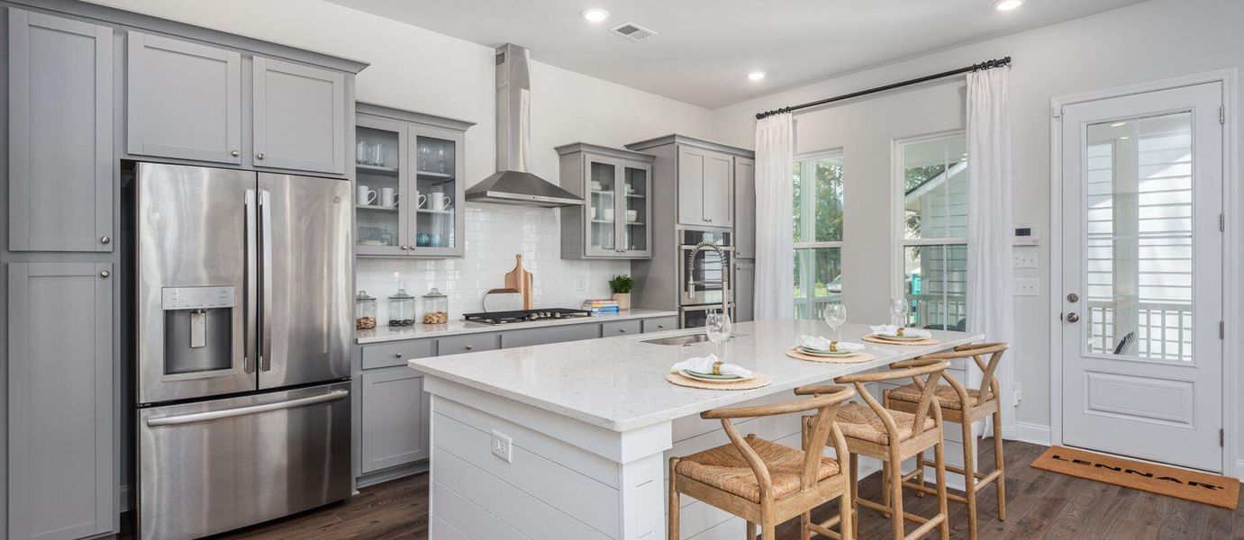 Furnished interior view inside a new home in Carnes Crossroads: Row Collection, Summerville (Image 9).