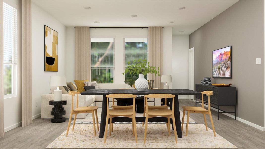 Furnished interior view inside a new home in , Elgin (Image 11).