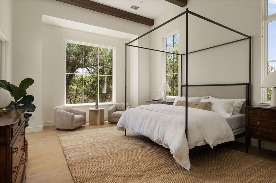 Furnished interior view inside a new home in Amarra Villas, Austin (Image 44). Furnished interior view inside a new home in Amarra Villas, Austin (Image 44).