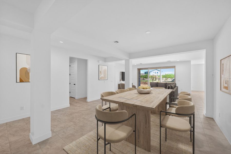 Furnished interior view inside a new home in Artisan at Asante, Surprise (Image 10).