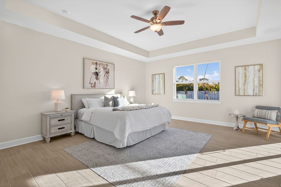 Representative furnished interior of a home built from the The Paradise Cove III by Sunlife Homes LLC in Cape Coral, Cape Coral (Image 19).