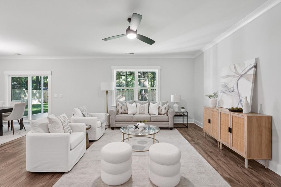 Furnished interior view inside a new home in , James Island (Image 42). Furnished interior view inside a new home in , James Island (Image 42).