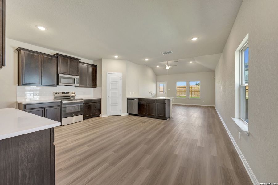 Furnished interior view inside a new home in Park Place, New Braunfels (Image 12).