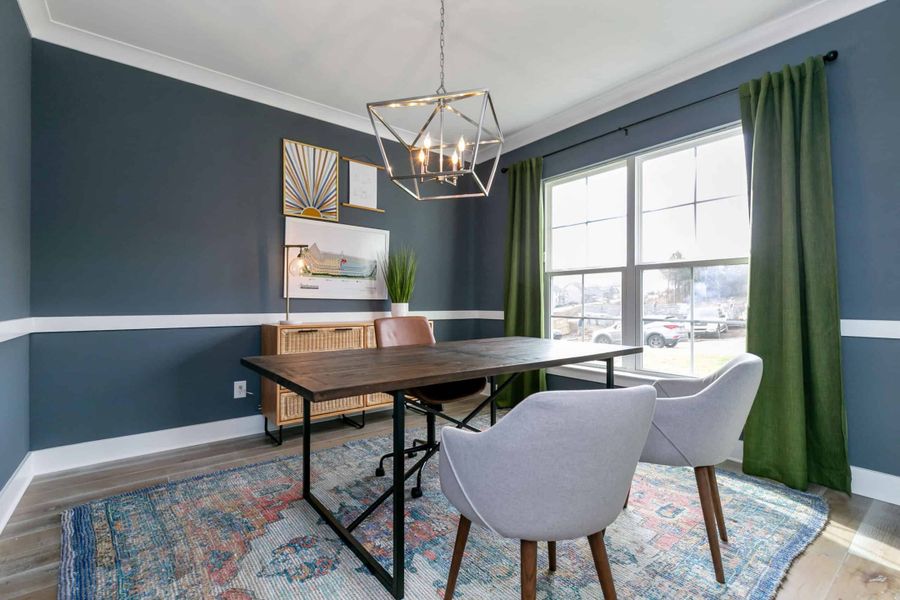 Furnished interior view inside a new home in Westfield Carriage Homes, Gallatin (Image 3).