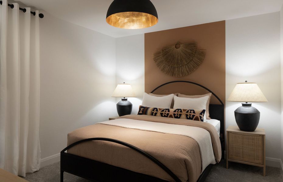 Representative furnished interior of a home built from the Gustine by Pulte Homes in Saddleback at Santa Rita Ranch, Liberty Hill (Image 188).