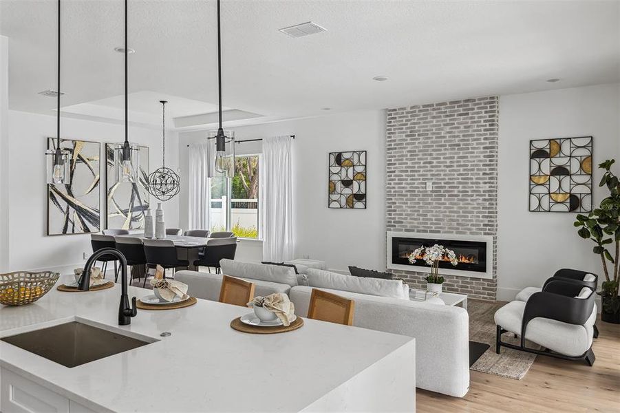 Furnished interior view inside a new home in , Winter Park (Image 14).