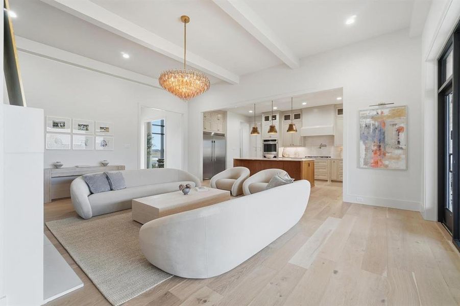Furnished interior view inside a new home in , Abilene (Image 4).