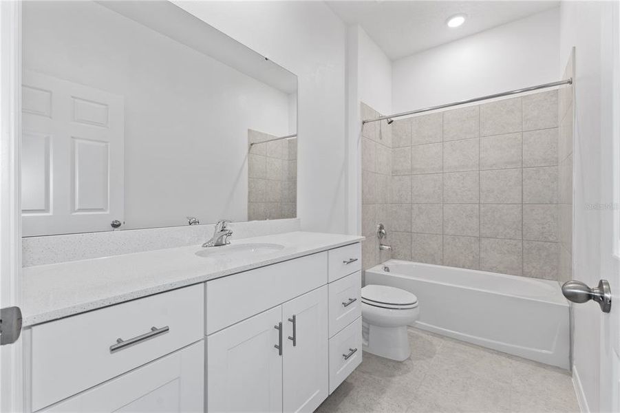 Furnished interior view inside a new home in Cypress Park Estates, Haines City (Image 2). Furnished interior view inside a new home in Cypress Park Estates, Haines City (Image 2).