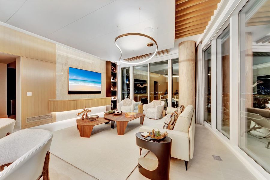 Furnished interior view inside a new home in , Fort Lauderdale (Image 17).