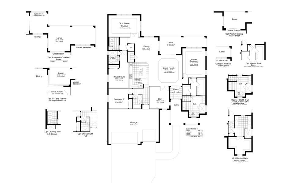 2D floor plan layout for the Captiva by Neal Communities in Grand Palm, Venice, FL (Image 5). 2D floor plan layout for the Captiva by Neal Communities in Grand Palm, Venice, FL (Image 5).