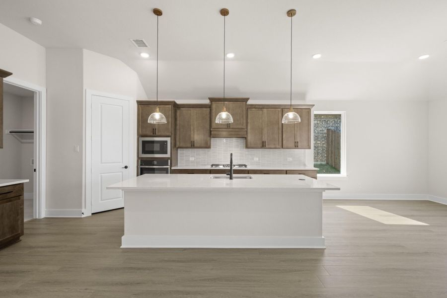 Furnished interior view inside a new home in Inspiration Collection at View at the Reserve, Mansfield (Image 4). Furnished interior view inside a new home in Inspiration Collection at View at the Reserve, Mansfield (Image 4).