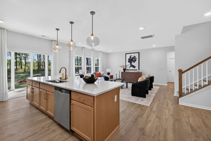 Furnished interior view inside a new home in Heritage Hall, Statesville (Image 6).