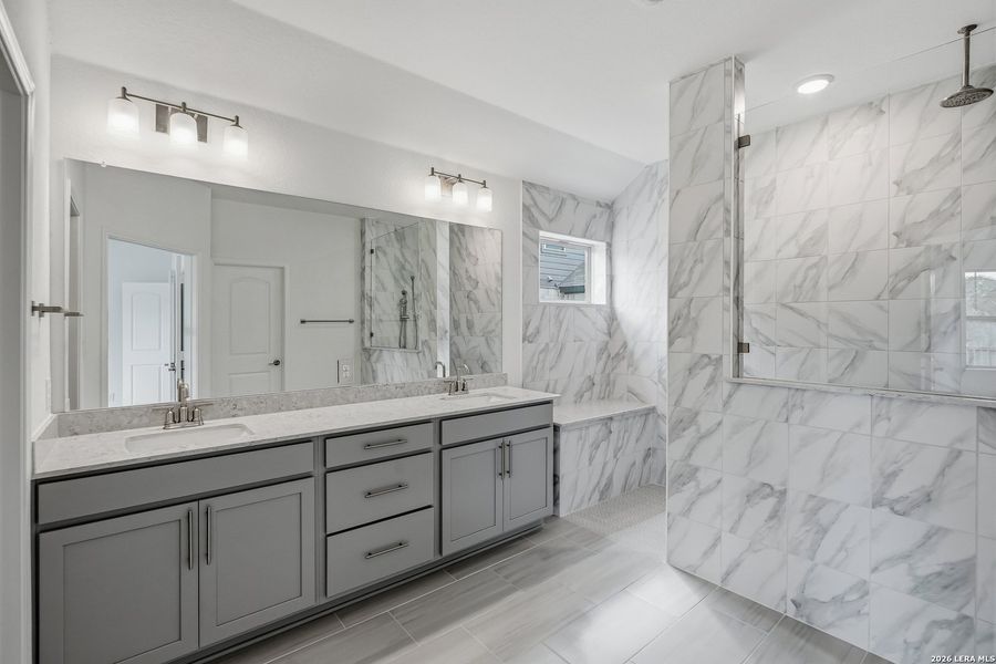 Furnished interior view inside a new home in Davis Ranch, San Antonio (Image 12).