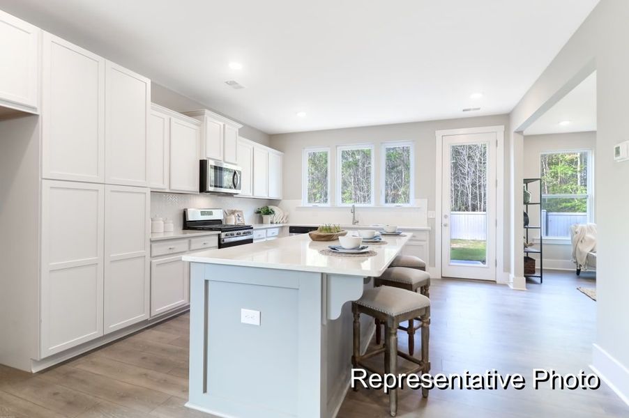 Furnished interior view inside a new home in Homecoming, Ravenel (Image 5).