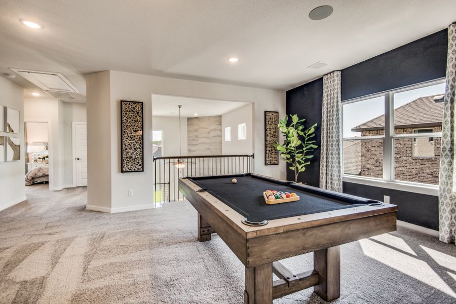 Furnished interior view inside a new home in Timberbrook, Justin (Image 19).