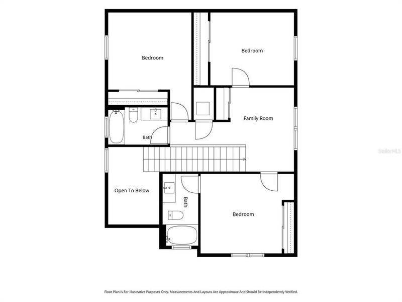 2D floor plan layout of this home in Twin Lakes, St. Cloud, FL (Image 5). 2D floor plan layout of this home in Twin Lakes, St. Cloud, FL (Image 5).