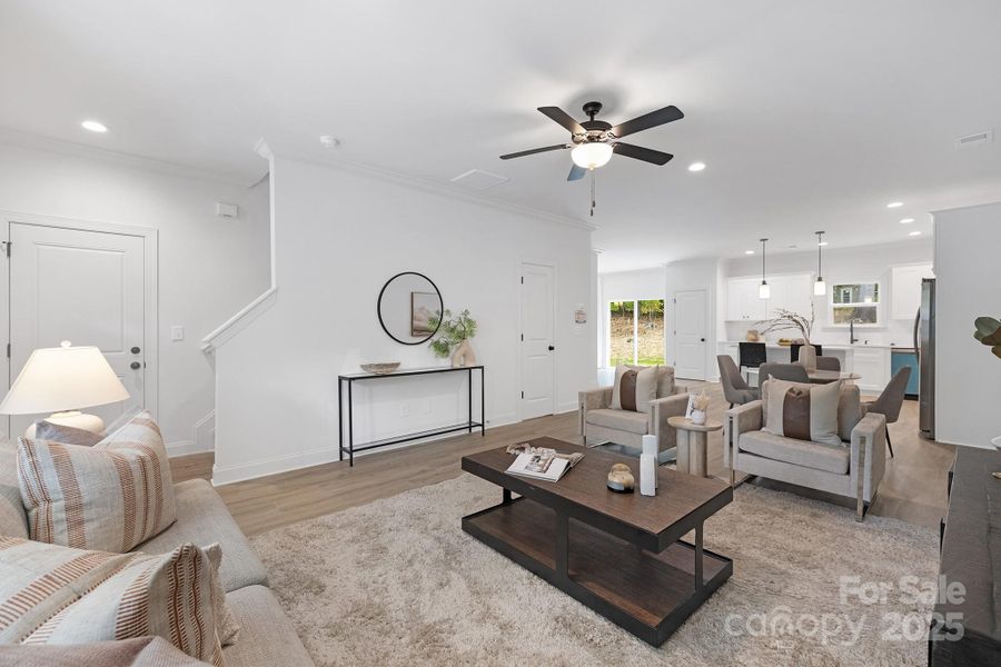 Furnished interior view inside a new home in , Waxhaw (Image 7).