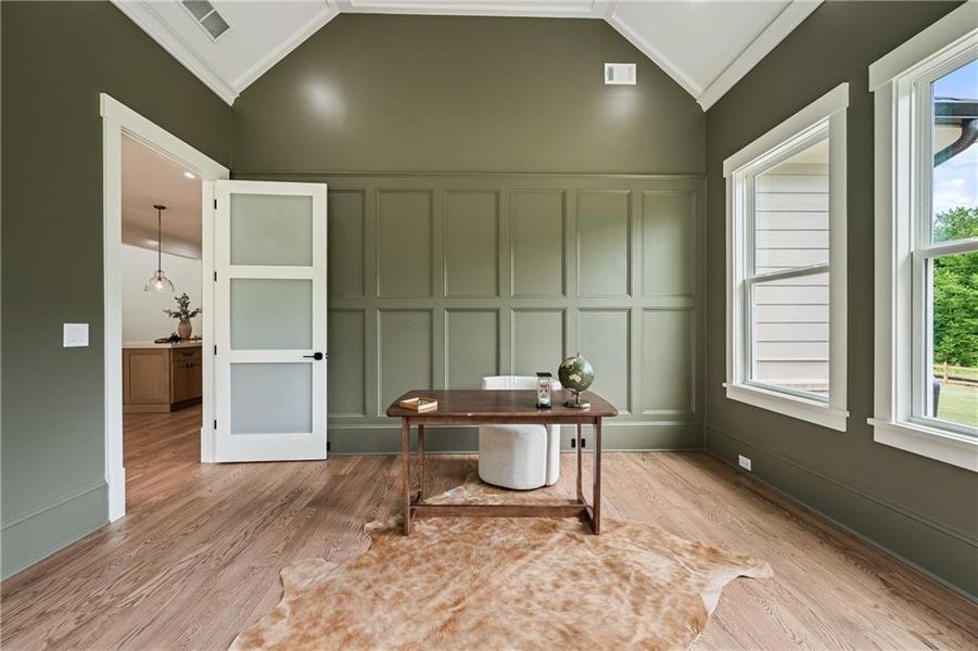 Furnished interior view inside a new home in , Loganville (Image 11). Furnished interior view inside a new home in , Loganville (Image 11).