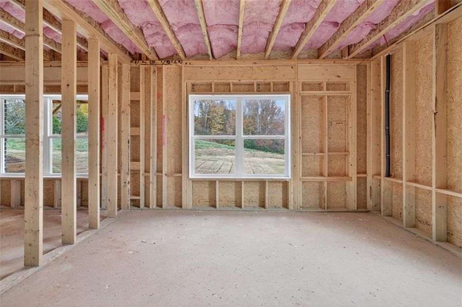 In-progress construction of a new home in , Gainesville, GA (Image 74).